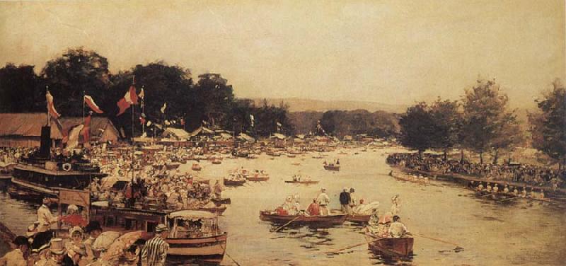 James Tissot Henley Regatta China oil painting art